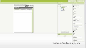App Inventor: How to Add Buttons and Images