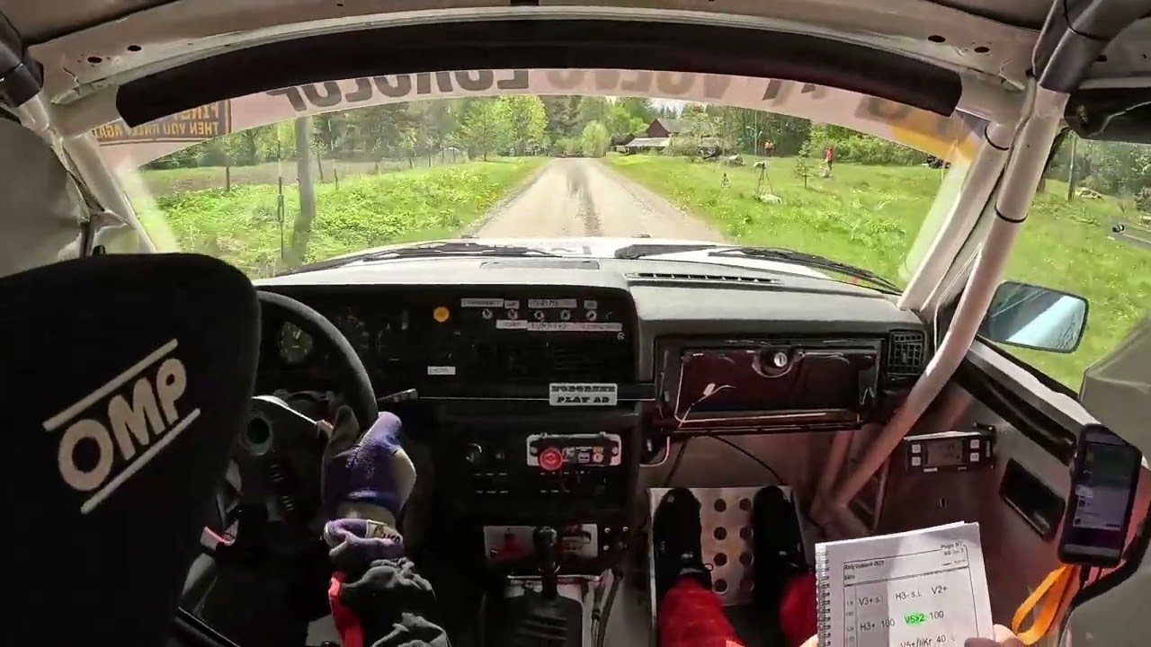 Rally Uppland 2025 SS3 Volvo 242 App K