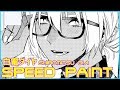 【SpeedPaint】漫画のペン入れ動画【CLIP STUDIO PAINT】