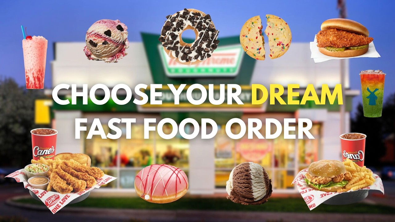 Pick Your DREAM Fast Food Order 🍧🍗😋|Lazy Friday Night Edition