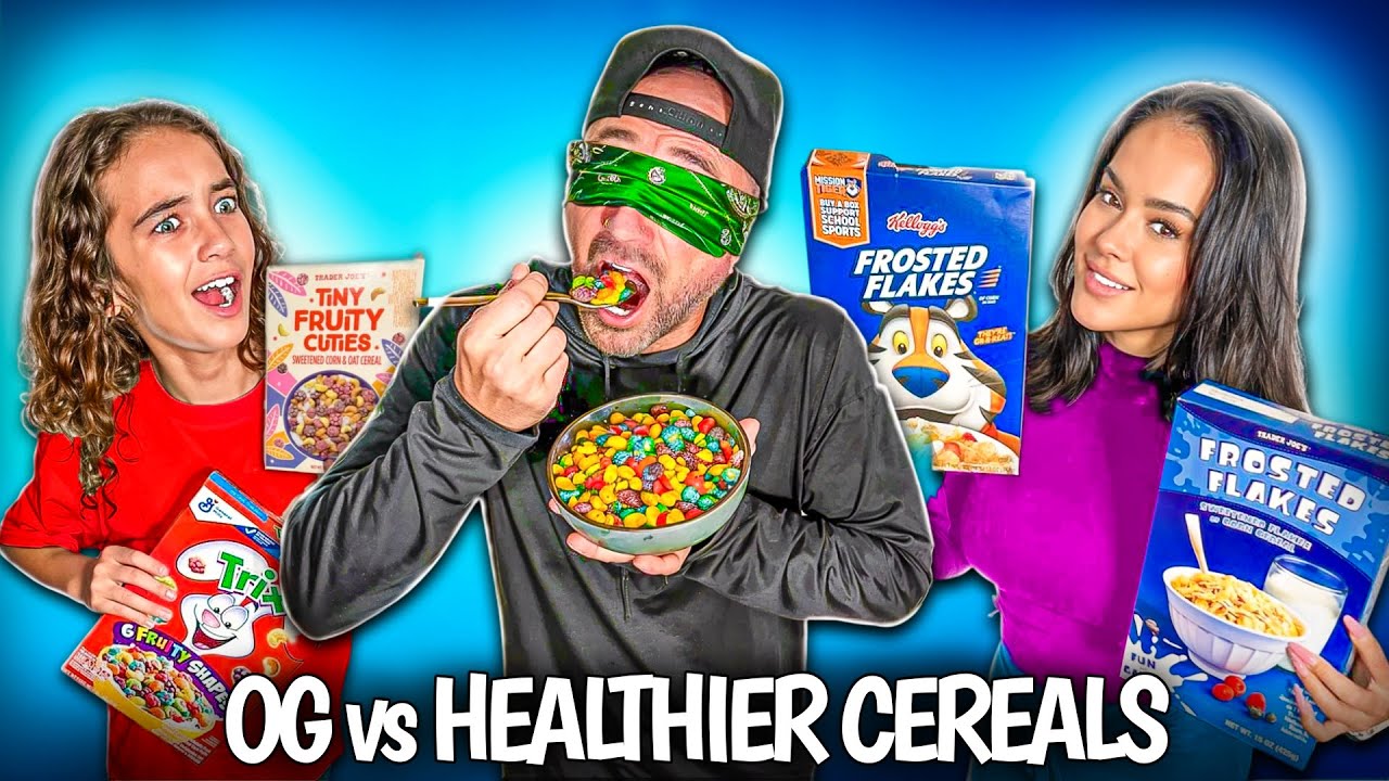 OG Cereals vs Healthier Cereals CHALLENGE!!