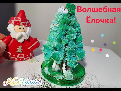 Волшебная Ёлочка | набор для выращивания кристаллов | опыты для детей | bondibon