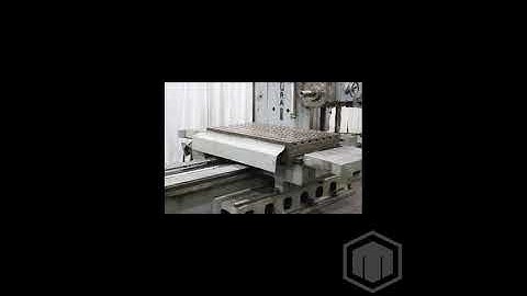 3-1/2" SHIBAURA MODEL #BFT9 HORIZONTAL TABLE TYPE BORING MILL