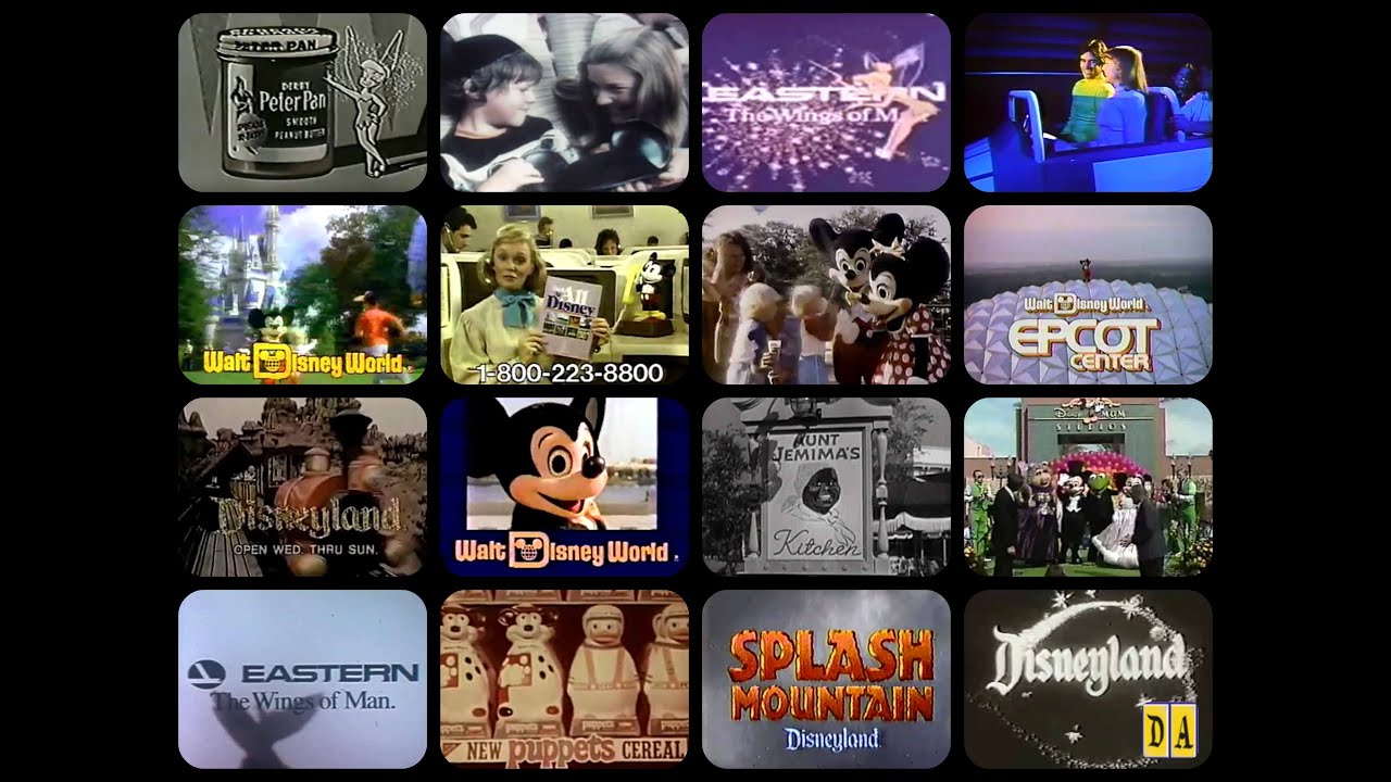 Vintage Disney Commercials (1950s-1990s) - DisneyAvenue.com