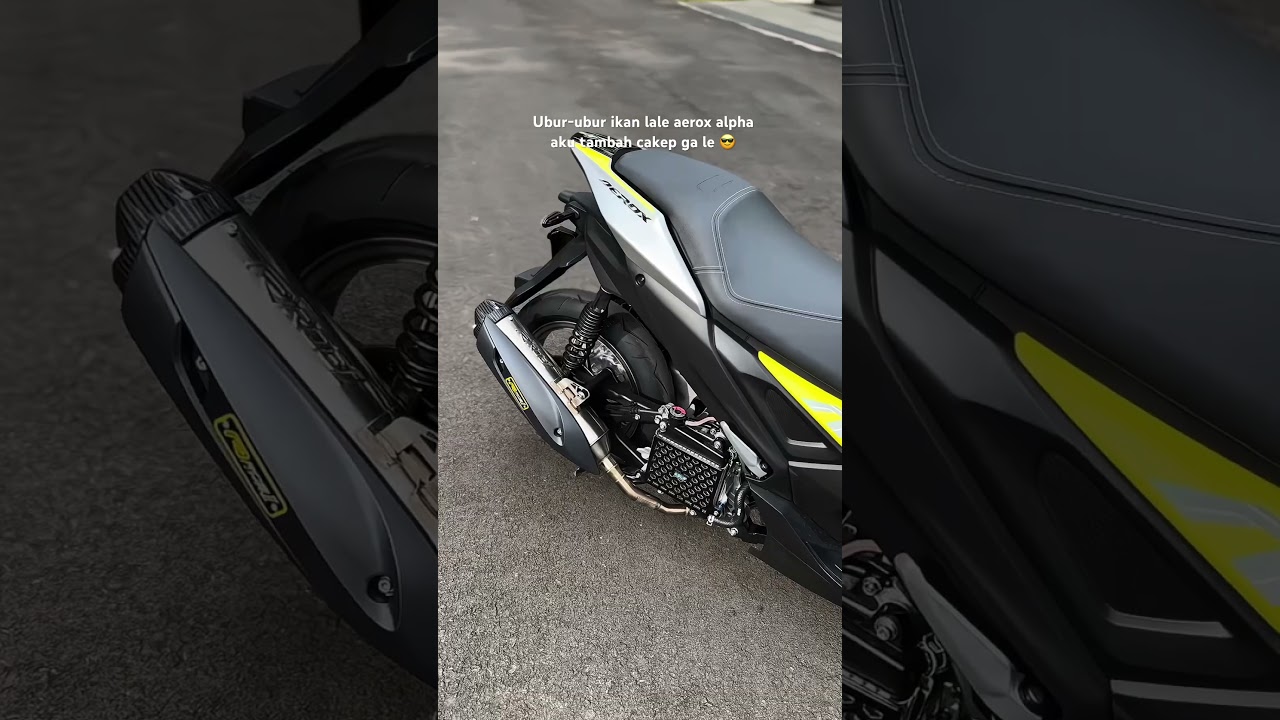 Aerox alpha ganti velg 😍 