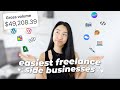 12 easy freelance side hustle ideas for 2024  make 2k per month with these side business ideas