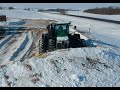 John Deere 4WD Snow Plowing!