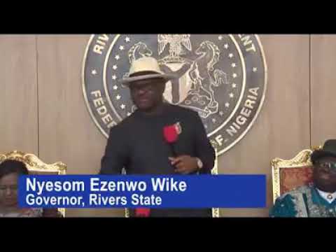 Gov. Dickson is trying to create Trouble in Rivers State - Gov. Wike Allege [VIDEO]