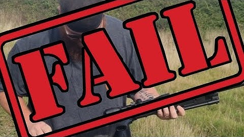 Failed attempt at 360 no scope with an airsoft sniper