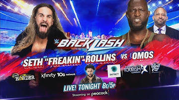 Seth Rollins Vs Omos Backlash 2023 Full Match