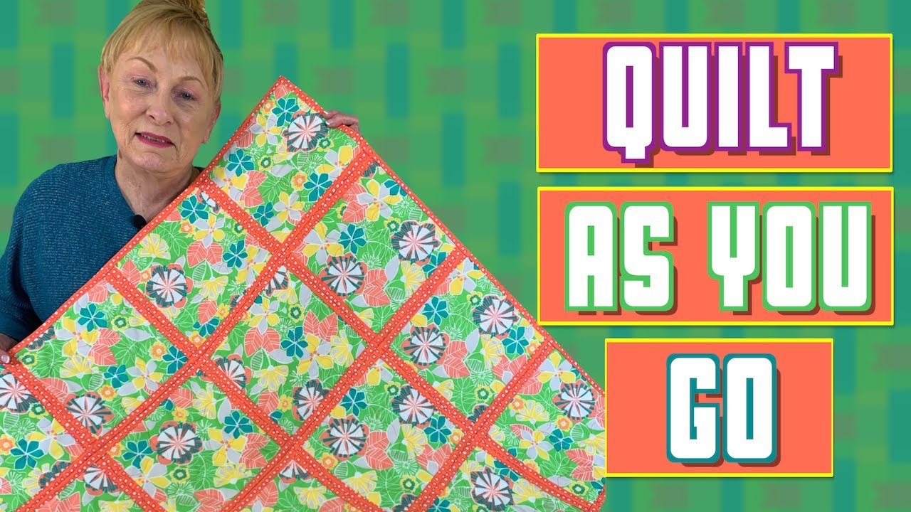 How to Quilt As You Go Any Block with Jenny Doan of Missouri Star! (Video  Tutorial) 