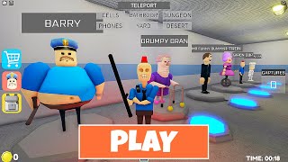 LIVE | BECOMING All NEW Barry MORPHS And USING POWERS  [NEW] ROBLOX BARRY'S PRISON RUN V2 (OBBY)