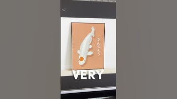 Koi fish digital print, available on my Etsy shop. #art #digitalart #pixelart #print