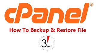 cpanel tutorial - how to backup and restore your website files only in 3 minutes