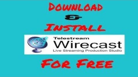 How To Download And Install Wirecast Full For Free [HD]
