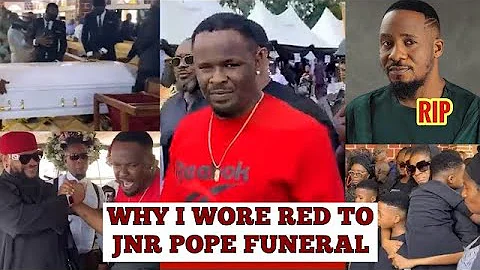 Why I Chose To Wear Red To Junior Pope's Funêral, Angela Okorie Exposed Him