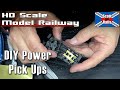 Making simple power pick ups for old locos and passenger coaches