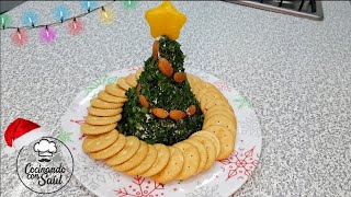 PINO DE QUESO CREMA🌲 botana ideal para tus posadas