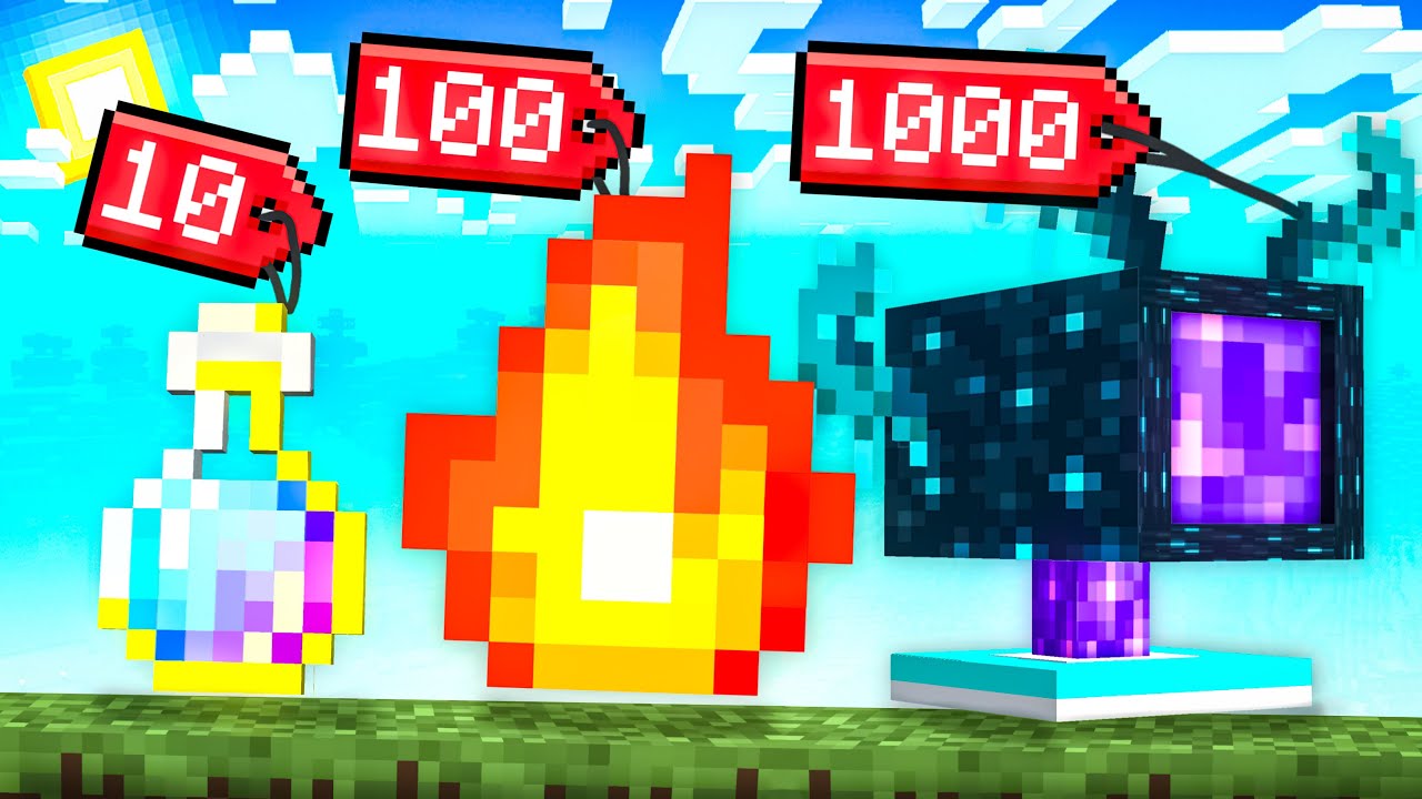 Minecraft, de BIOM TÁRGYAKAT tudunk VÁSÁROLNI!!