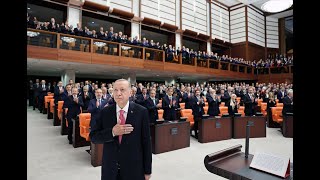 ЭРДОГАН ТУУ ПАРЛАМЕНТИНДЕ АНТ БЕРДИ / RECEP TAYYİP ERDOĞAN, TBMM GENEL KURULUNDA YEMİN ETTİ