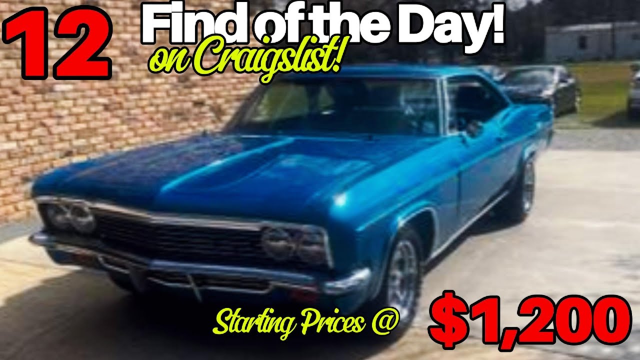 Crazy Craigslist Finds 12 Must See Deals Today! YouTube