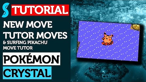 TUTORIAL: ADDING MORE MOVE TUTOR MOVES in Pokémon Crystal