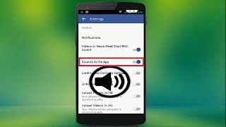 How to Enable or Disable Sound Of Facebook App in Android Phone screenshot 1