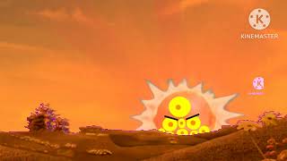 Teletubbies Lost Episode Monster Orange Mutant Baby Sun Setting Free To Use