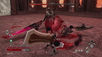 Code Vein - Crypt Spire: Juzo Mido Bossfight Yakumo Coop Zweihander +9 Gameplay Xbox One X (2019)