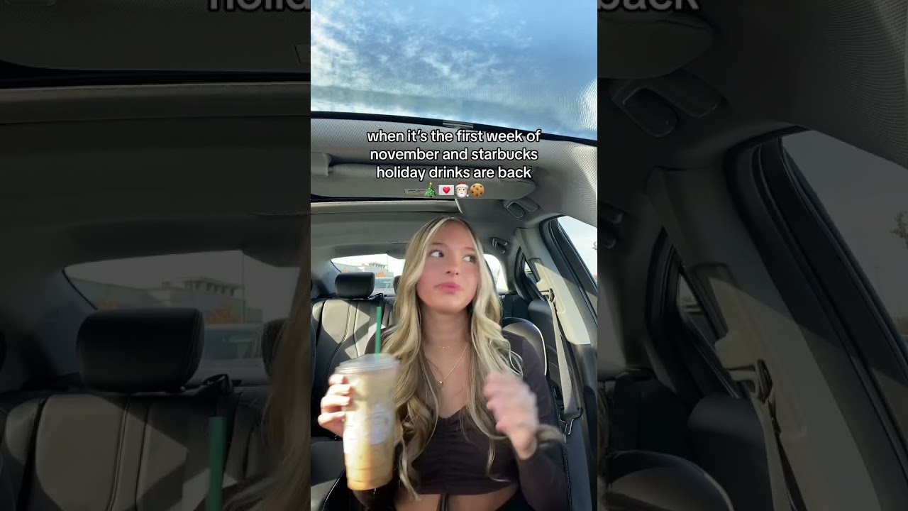 Starbucks holiday drinks 🎄