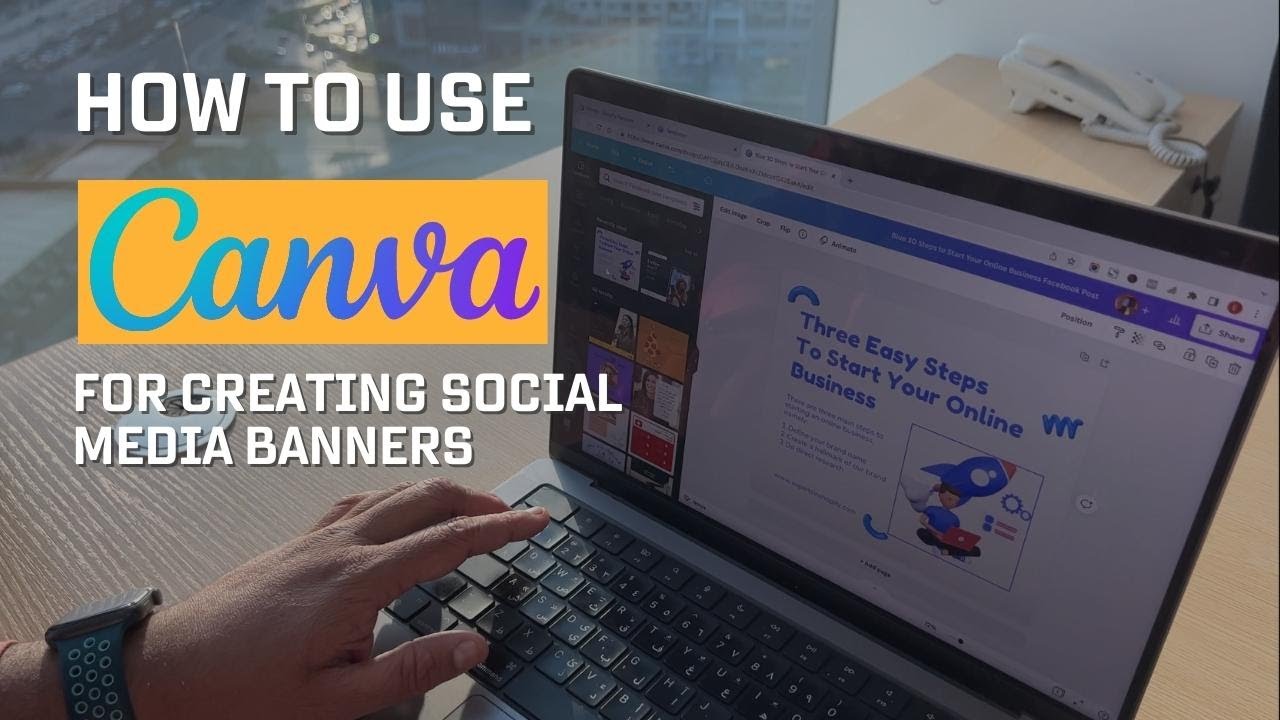 How to use Canva for designing Social Media Banner | Design your ...