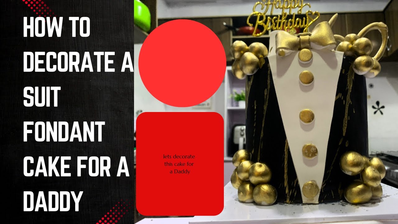 "From Plain to Classy: Suit Shirt Cake Tutorial for Daddy!"