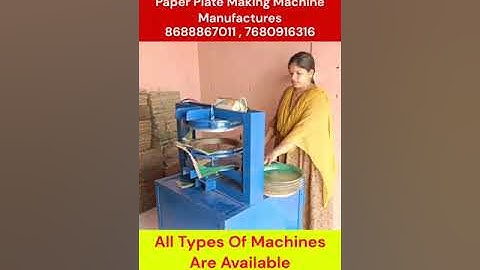 "The Future of Paper Plate Making: Discover the 2024 Buffet Machine!"