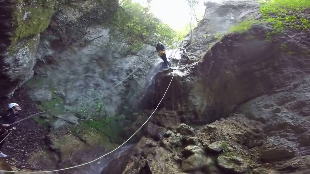 Canyoning in Valnerina 4 (la doccia)