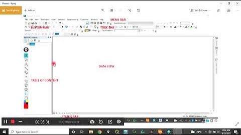 Introduction to ArcGIS interface