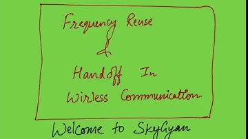 Frequency Reuse & Handoff In Wireless Communication l Electronics l Diploma l Polytechnic l SkyGyan