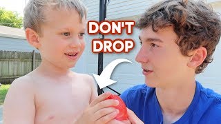 LAST TO DROP A WATER BALLOON WINS! | Match Up