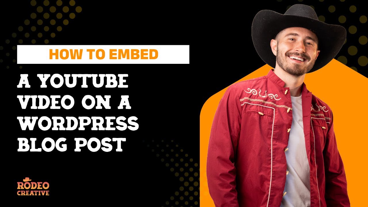 How to Embed a YouTube Video on a WordPress Blog Post - YouTube
