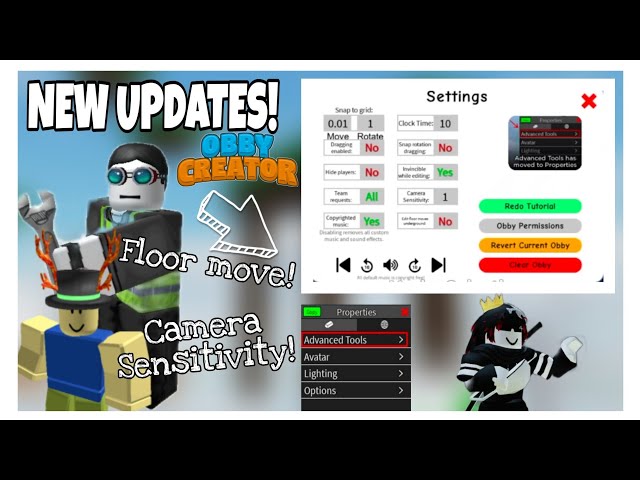 Advanced Settings, Roblox Obby Creator Wiki