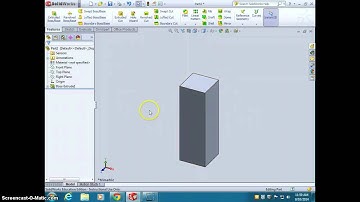 Cube Project - Building Parts on Solid Works