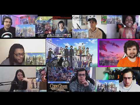 Code Geass Opening 1 Reaction Mashup