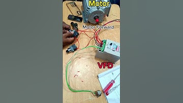 How to motor forward /reverse using VFD @eeetrainer #vfd #forwardreverse #plc #electrical