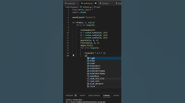 Graphics Design in Python Turtle #python #shorts #shortvideo #youtubeshorts