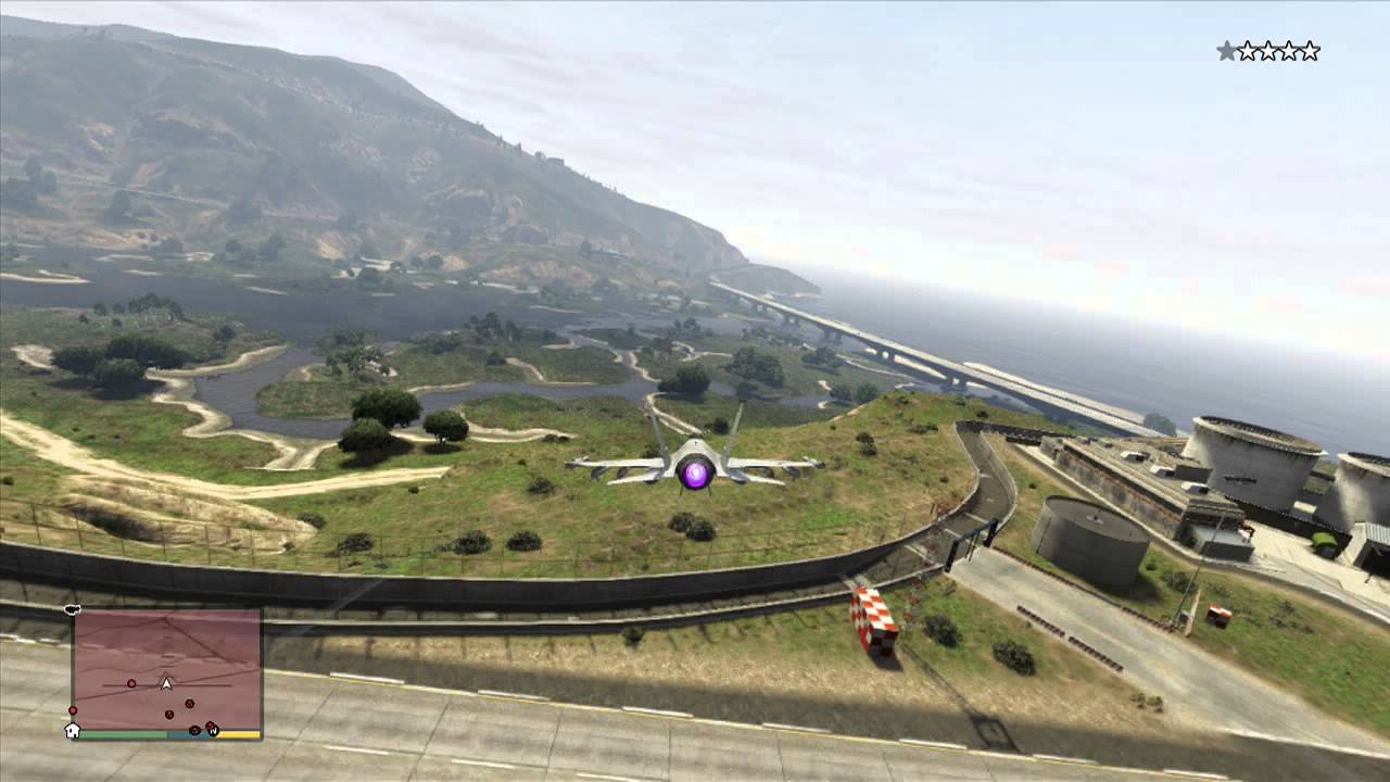 GTA V Fighter Jet? Easiest way to steal one from Fort Zamunda YouTube