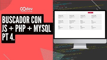 [4] COMO hacer un buscador sencillo con Javascript, PHP y MySQL