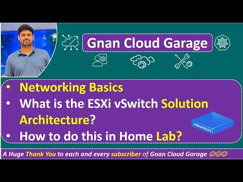 6. Networking Basics | What is the ESXi vSwitch Solution Architecture? | How to do this in Home Lab?