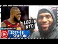 LeBron James CRAZY Full Highlights vs Knicks (2017.11.13) - 23 Pts, 12 Ast, 9 Reb, DAGGER!