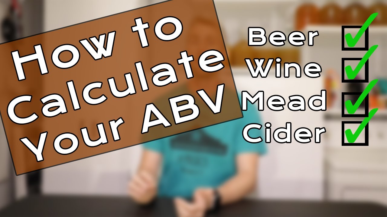 how to find abv of wine homebrew