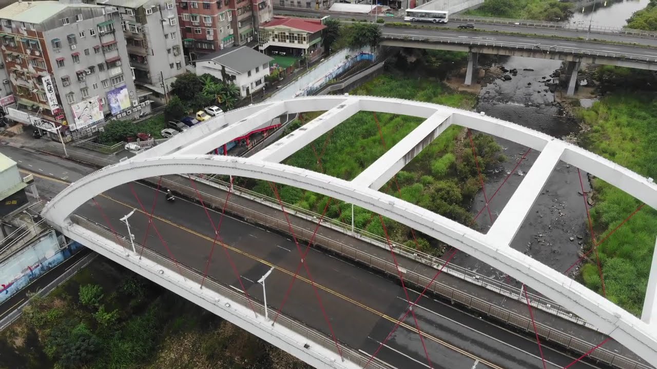 無人機空拍景美橋