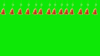 Row of Bells Green Screen